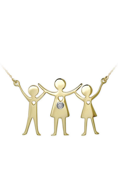 Ariş Pırlantalı Altın Kolye