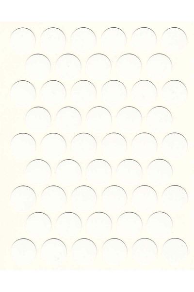 PACIFIC Adhesive Plug Bright White 18mm