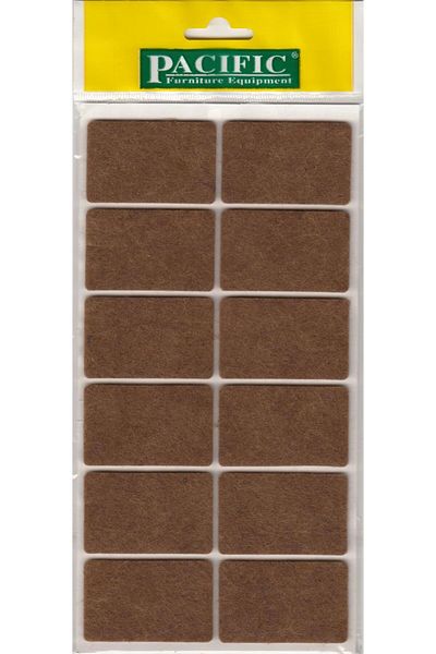 PACIFIC Adhesive Felt 35*55mm Brown