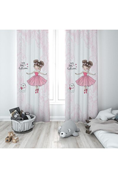 MEKTA HOME Cortina de fundal pentru copii și copii cu model de flori prințesă...