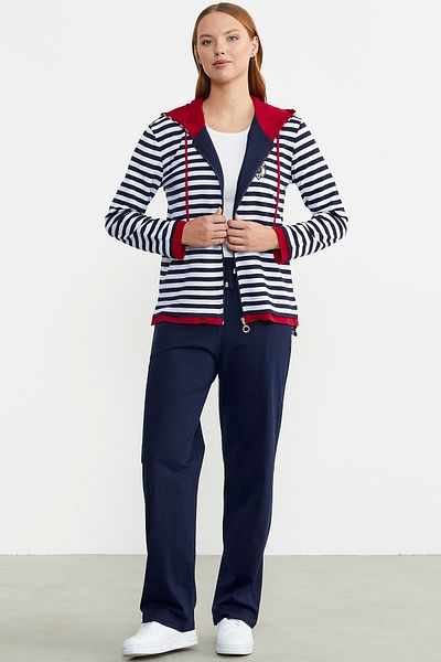 Sementa Marine Zippered Tunic Set - Navy Blue