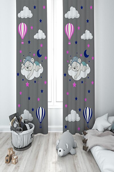 MEKTA HOME Cameră pentru bebeluși și copii dormit drăguț ursuleț cu două arip...