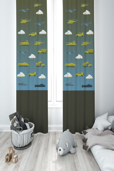 MEKTA HOME Cortina de fundal cu două aripi pentru camera bebelușilor și copii...