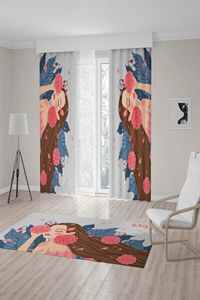 MEKTA HOME Завеса за детска стая, 2 панела Mkt-041