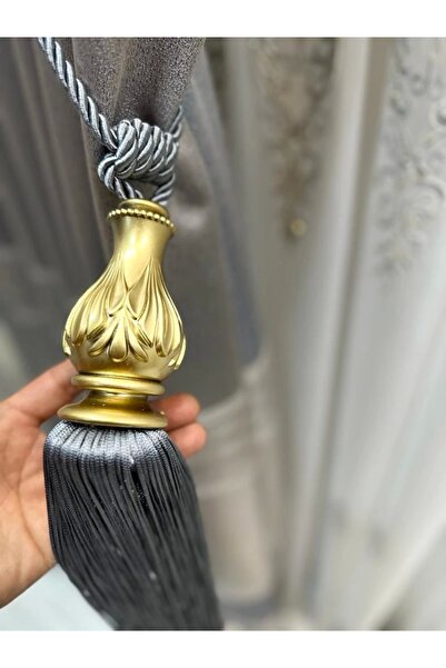 NİVEMESHOME Nivemeshome Brașol de colectare a tavanului cu franjuri gri