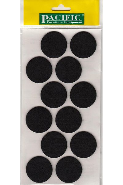 PACIFIC Black Adhesive Felt - 40mm