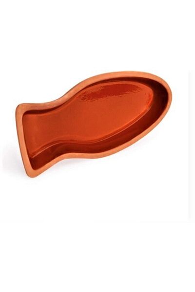 Çavuş Glazed Clay Casserole 25 cm Oval Casserole Pan Set of 2 Clay Casserole