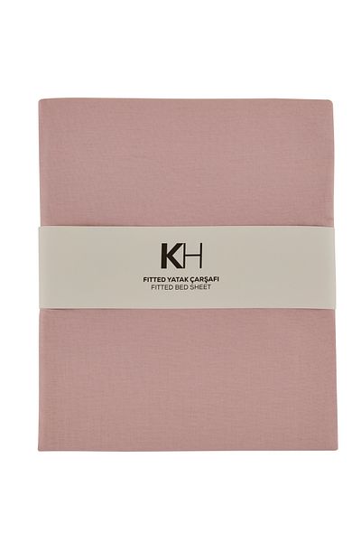 Karaca Home 100% Cotton Double Powder Colored Bed Sheet