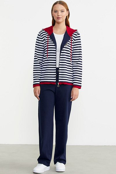 Sementa Marine Zippered Tunic Set - Navy Blue