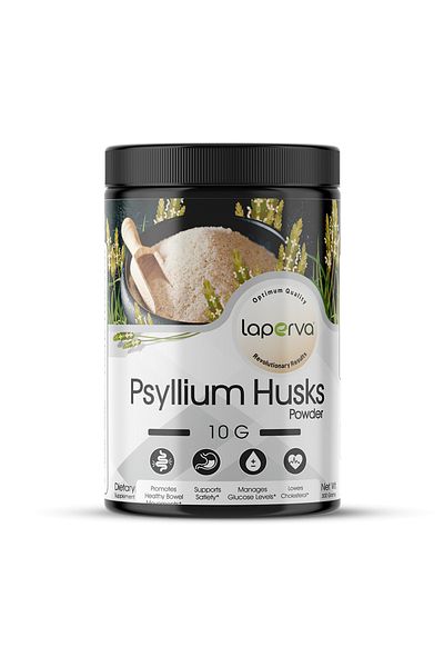 Laperva Psyllium Husks, 10 G, 300 Gm,promotes Healthy Bowel Movements.