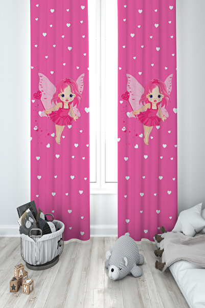 MEKTA HOME CAMERA PENTRU BEBEȘI ȘI COPII Fătă cu zână și perdea de fundal cu ...