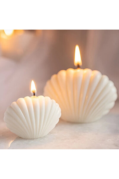 MissTulinaKozmetik 2li kokulu midye mum sunum tabağı hediyeli