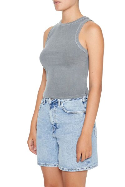 Forever 21 Fitilli Örgü Atlet