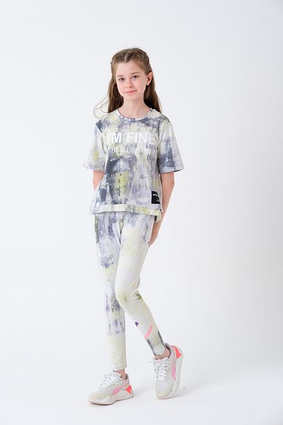 Cansın Mini Girl's Batik Patterned Tights Set 7-14 Years 13845