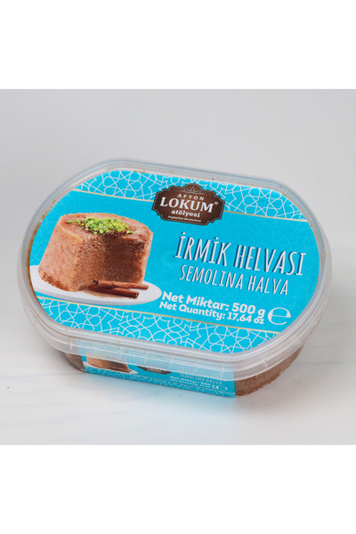 Lokum Atölyesi Klasik Antep Fıstıklı İrmik Helvası 500g