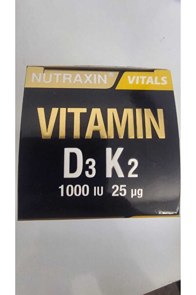 Nutraxin D3K2 120 Tablets - 1000 Iu Vitamin D3, 25 Mcg Vitamin K2