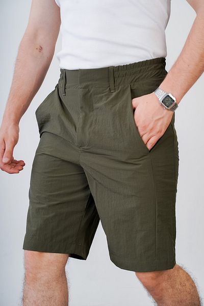 Butik TREND BIZ Σορτς κανονικής εφαρμογής με τσέπες με φερμουάρ και ελαστική μέση