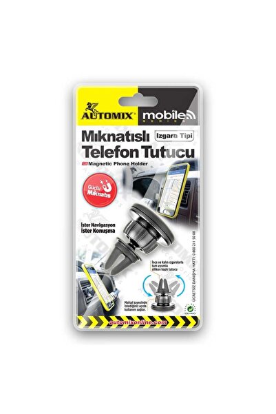 Automix Manyetik Telefon Tutucu İzgara Tipi