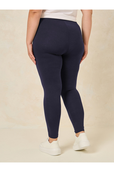 Styli Plus Elastic Waistband Basic Leggings