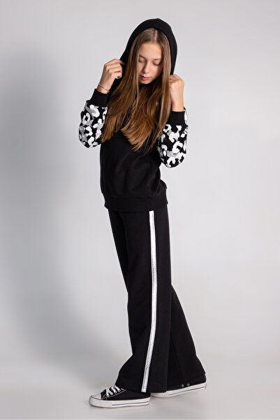 DMB BOYS & GIRLS Çaren Kids- Σετ αθλητική φόρμα για κορίτσια Lameli Leopard