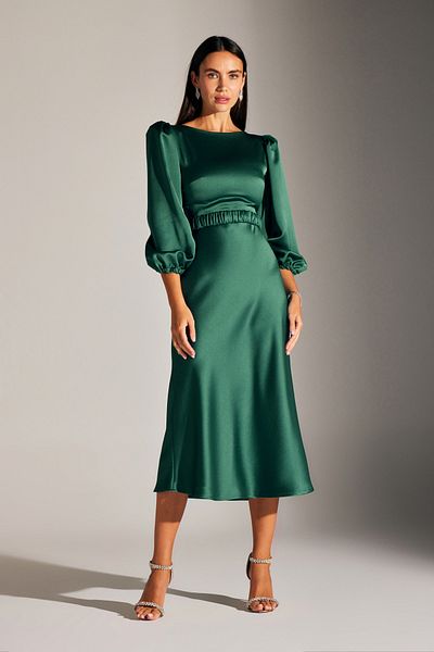 BETTY & SAM Heleny Special Design EMERALD GREEN Engagement Dress