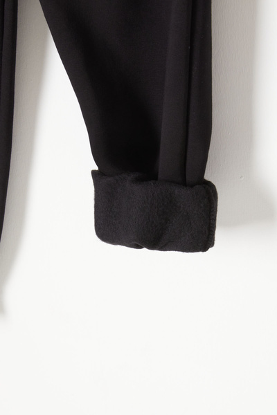 Cansın Mini Μαύρο παιδικό φούτερ με τρεις κλωστές, ελαστική μέση 16760