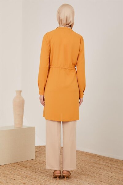 Armine Kuşgözü Ve Tünelli Tunik 23y4436 Karamel