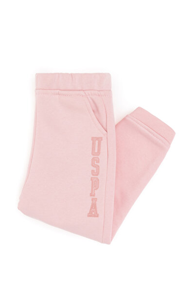 U.S. Polo Assn. Baby Girl Powder Pink Sweatpants 50297508-Vr050