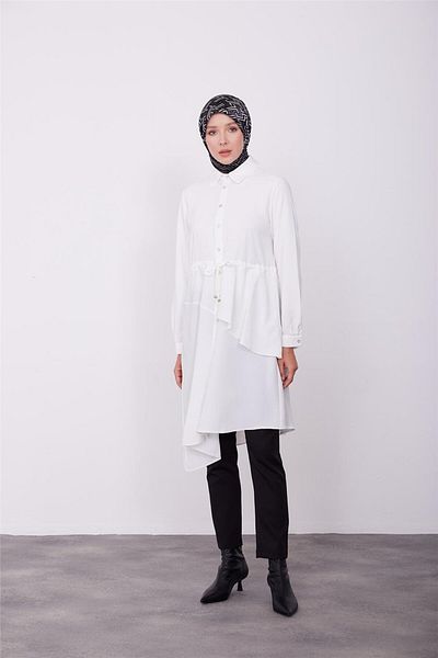 Armine تونيك إكرو غير متماثل - مع نفق خصر، موديل 23k4707
