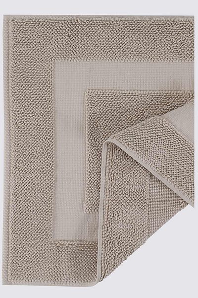 Ecocotton Χαλάκι μπάνιου Kaia Beige 100% οργανικό βαμβάκι 60 x 100 cm