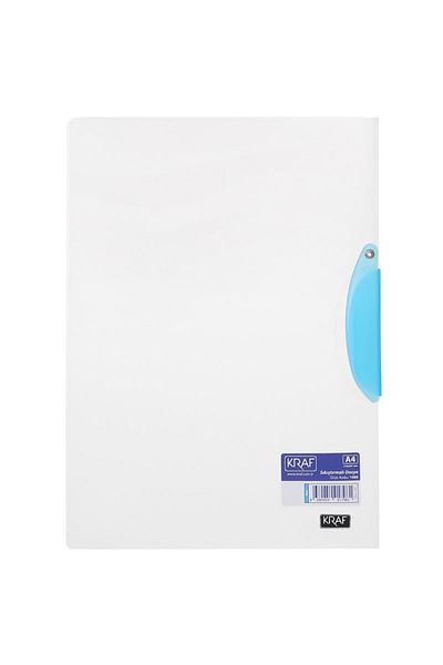 KRAF A4 Blue Compressed Quick Clip File - Pack of 5