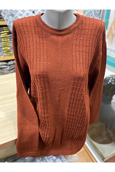 TCR Kadın Triko Yuvarlak Yaka Kardelen Kazak