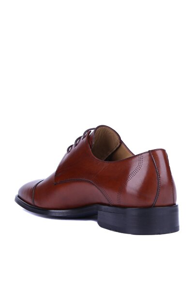 Fosco Men's Classic Genuine Leather Shoes Tan - 2886-6937