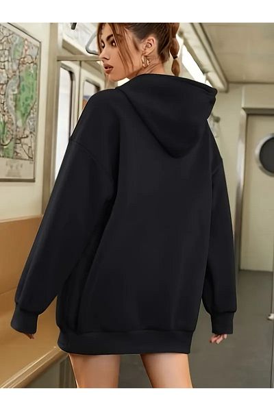 Karatopak Hanorac supradimensionat unisex cu glugă și buzunar cangur