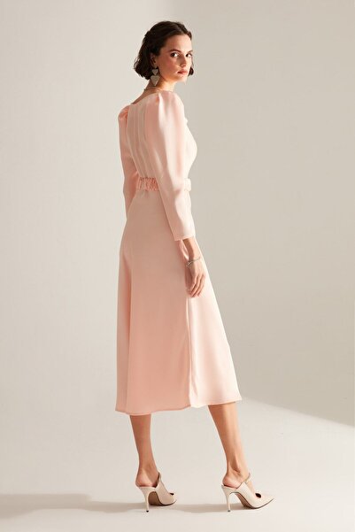 BETTY & SAM Alexandra Stone Detailed Slingback Heeled Shoes