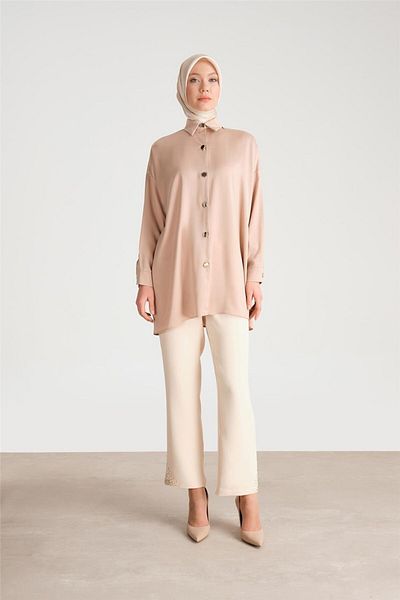Armine Stone Detailed Trousers 24Y2607 - Ivory