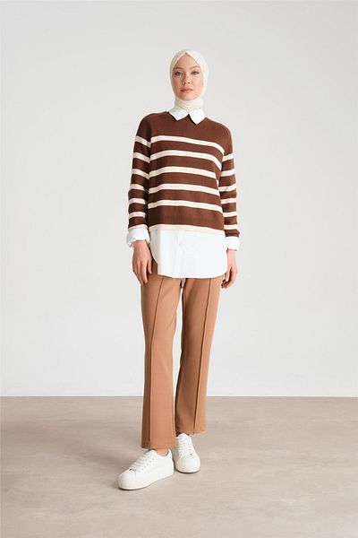 Armine Pantaloni Camel Ort2520