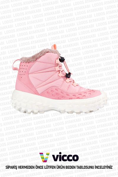 Vicco Tiger Model Furry Lightweight Orthopedic Girl's Powder Snow Boots