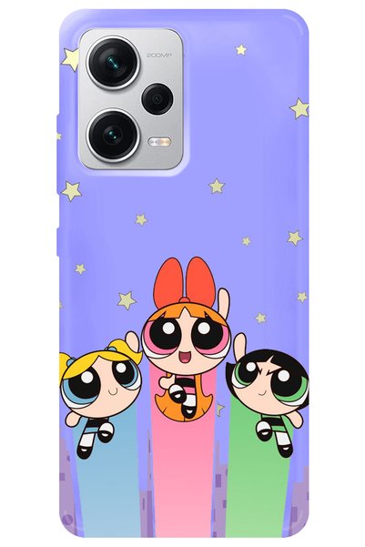 WANNA PROTECT Xiaomi Redmi Note 12 Pro 4g Lilac Inner Velvet Puff Girl Power ...