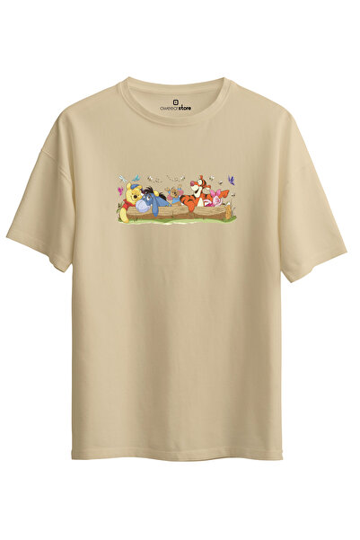 Oweear Unisex Winnie-The-Pooh - Oversize T-Shirt