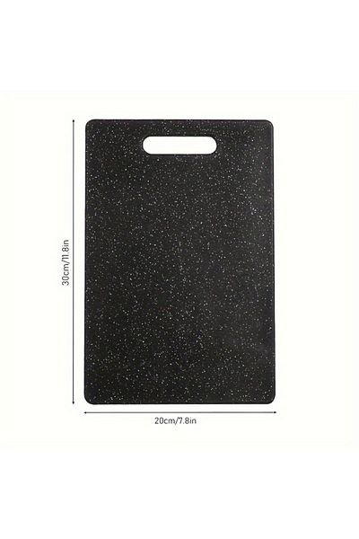 Choice 1PC M black Imitation marble texture PP plastic cutting board Antibacterial mildew kitchen vegetable