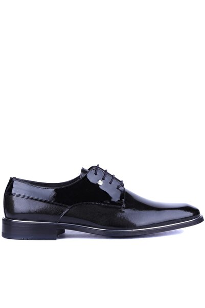 Fosco Men's Classic Shoes 8035 Black Patent Leather - 6948
