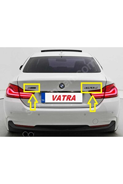 EDEXPORT BMW 4 Serisi 420d Xdrive Uyumlu 420d ve Xdrive Bagaj Yazısı Seti