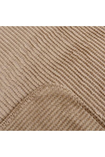 Evidea Soft Moza Cotton Single Blanket - Beige - 150X200 cm
