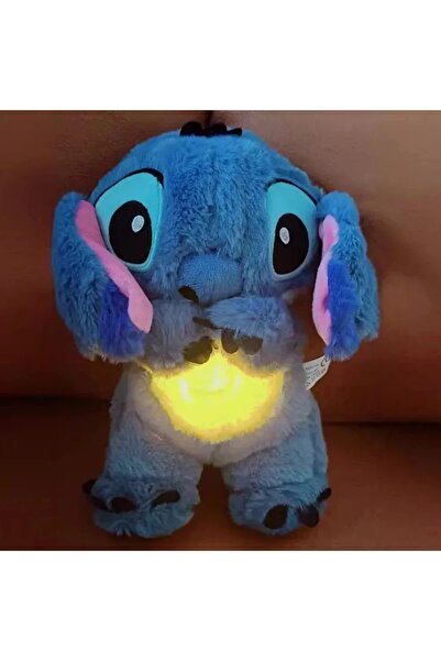 Choice Kawaii Stitch Peluş Bebek Bebek Uyku Arkadaşı Ses Yatıştırıcı Müzikli Kawaii Hava Yastığı ve L...