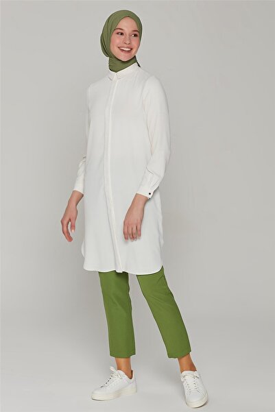 Armine Pantolon 21Y2029 Koyu Yeşil