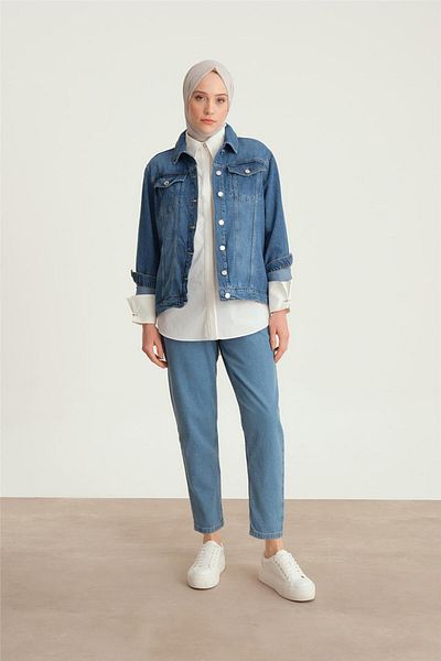 Armine Παντελόνι Indigo Denim - Μοντέλο 24yd3404