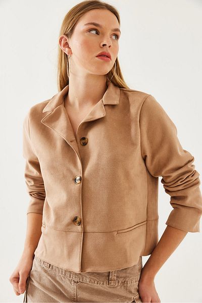 Bianco Lucci MBMS034 60501034   Modell Damen-Wildlederjacke
