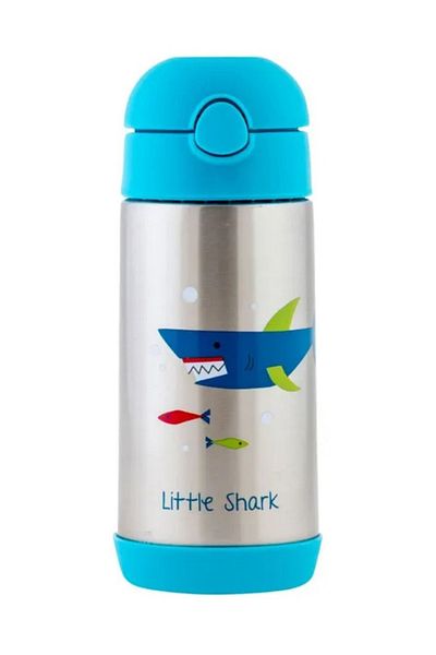 Stephen Joseph Shark Drinker with Stainless Steel Lid