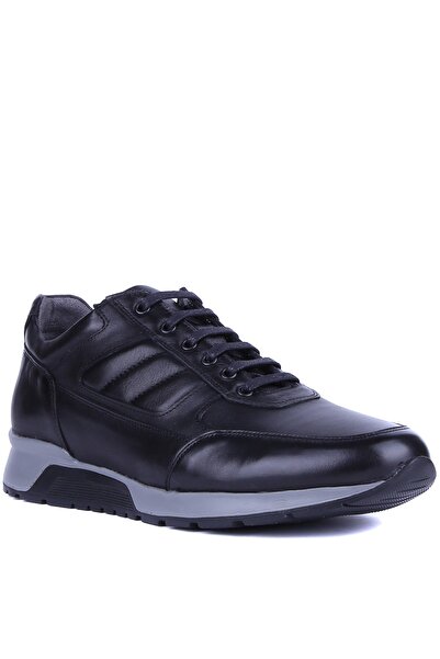 Fosco - Siyah Hakiki Deri Erkek Sneakers 2720-1 - 6960